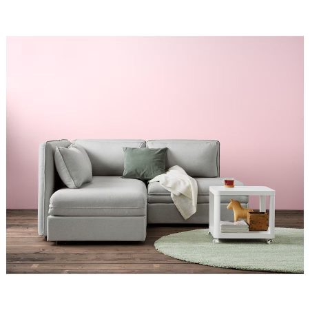 TINGBY Mesa auxiliar con ruedas