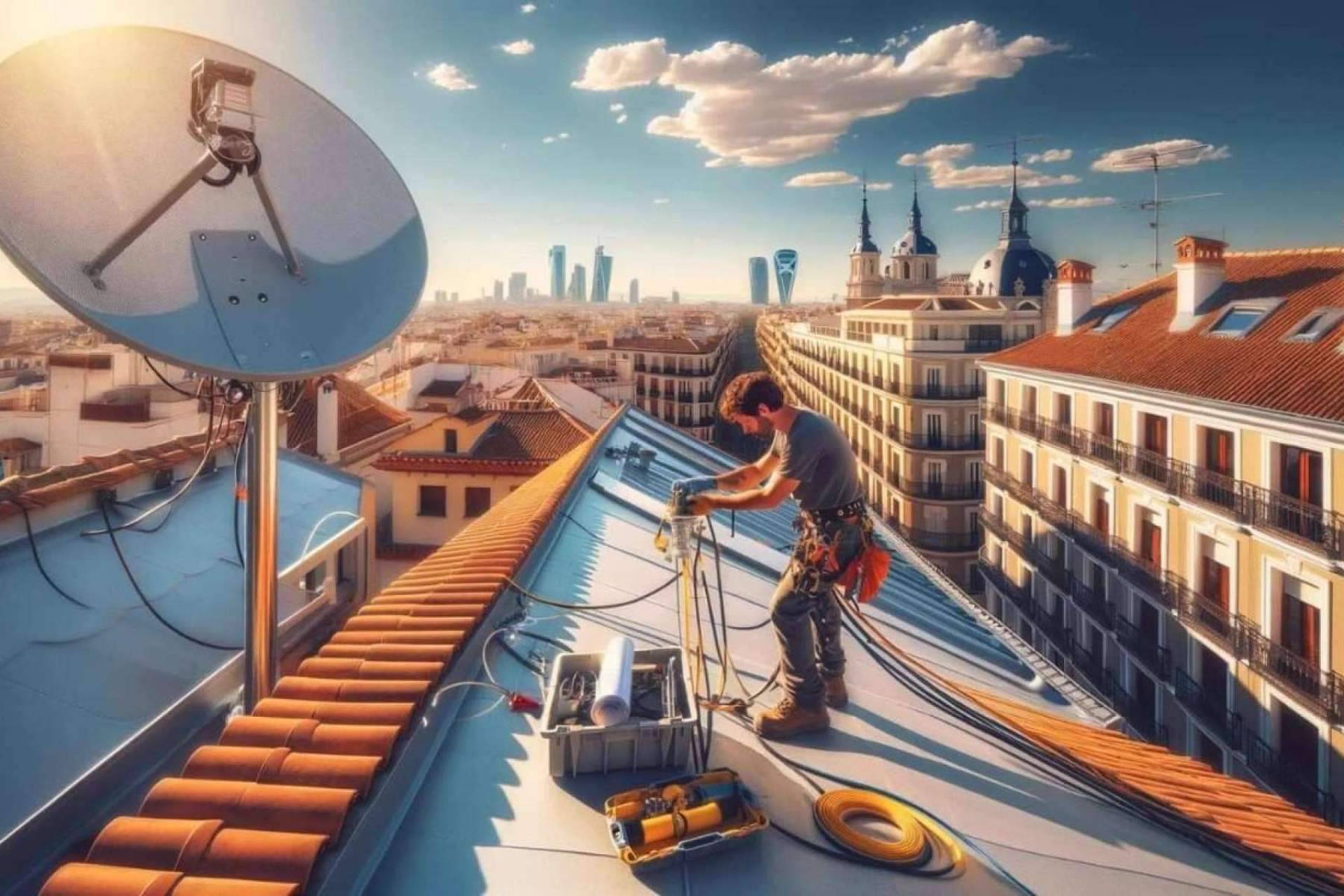 Mantenimiento e instalación de antenas en Madrid, con la empresa ERM Telecomunicaciones