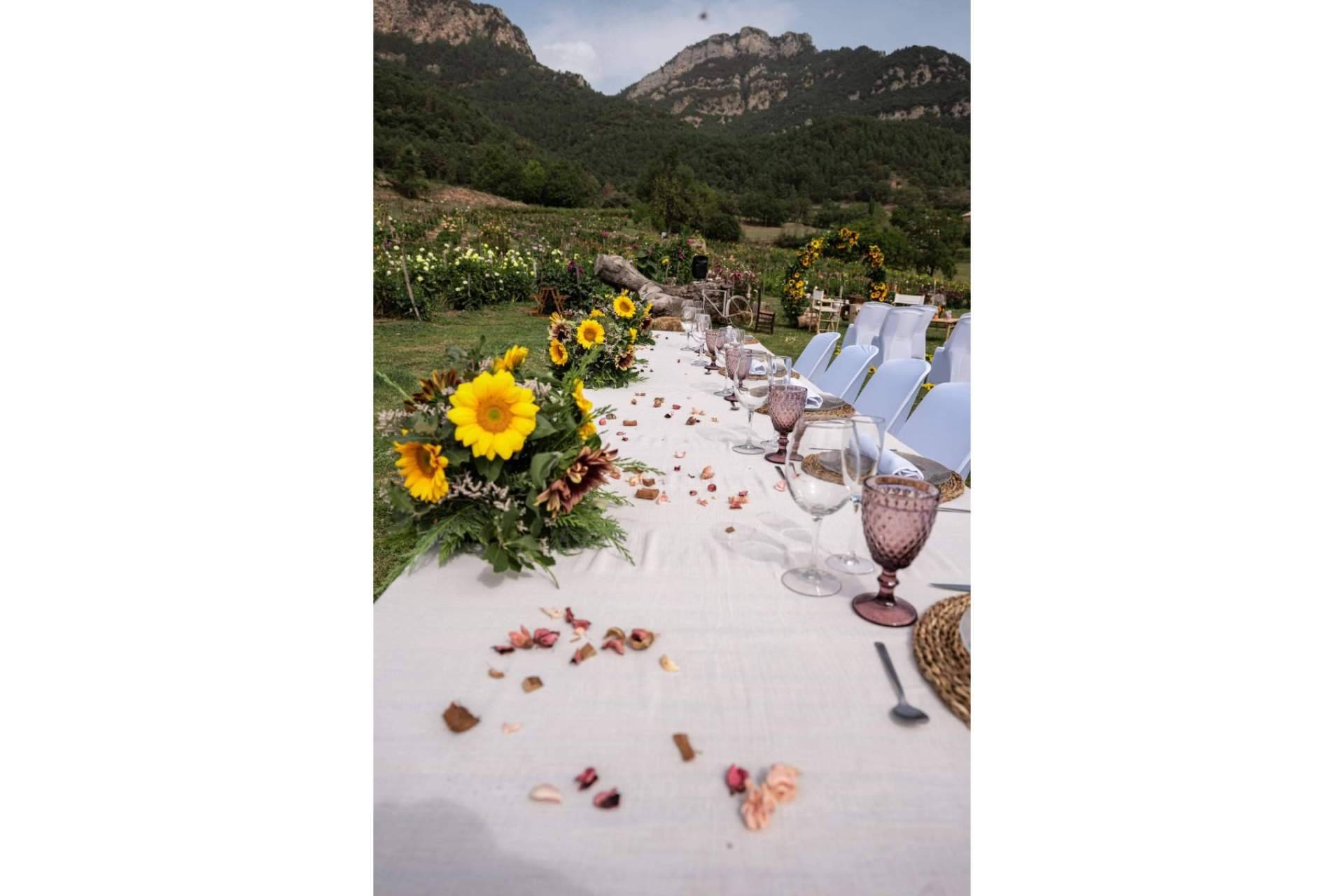 Una boda al aire libre inolvidable, con Niudàlia