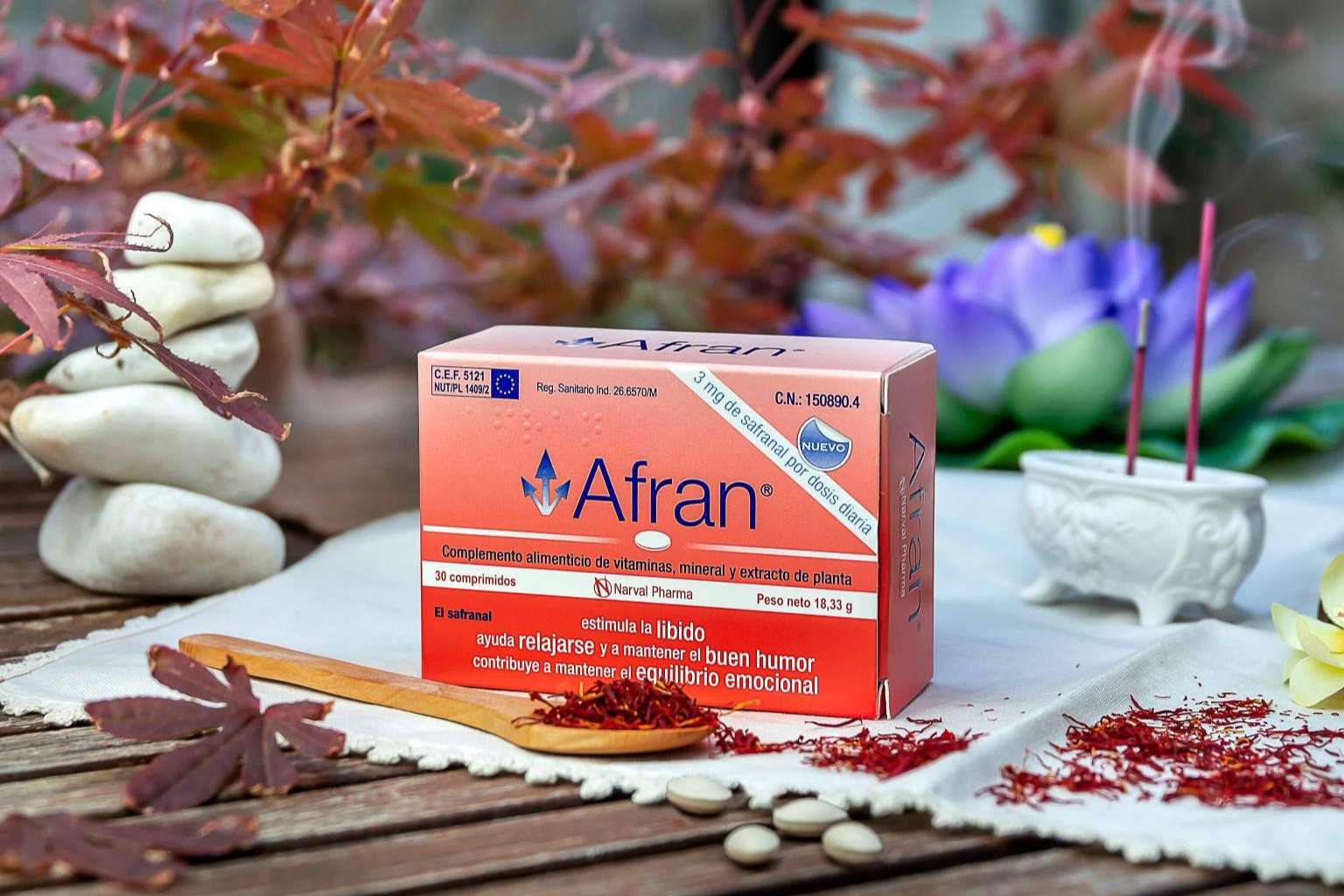 Mantener el equilibrio emocional y el buen humor con Afrán de laboratorios Narval Pharma