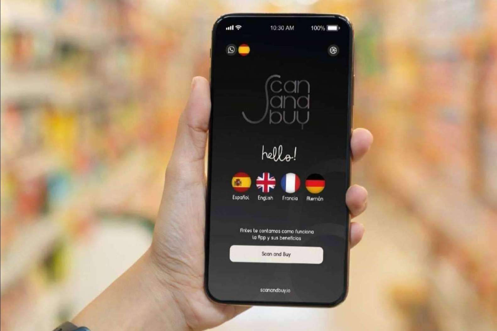 Tienda inteligente, la propuesta de Scan and Buy administrada por una aplicación de compra-venta inmediata