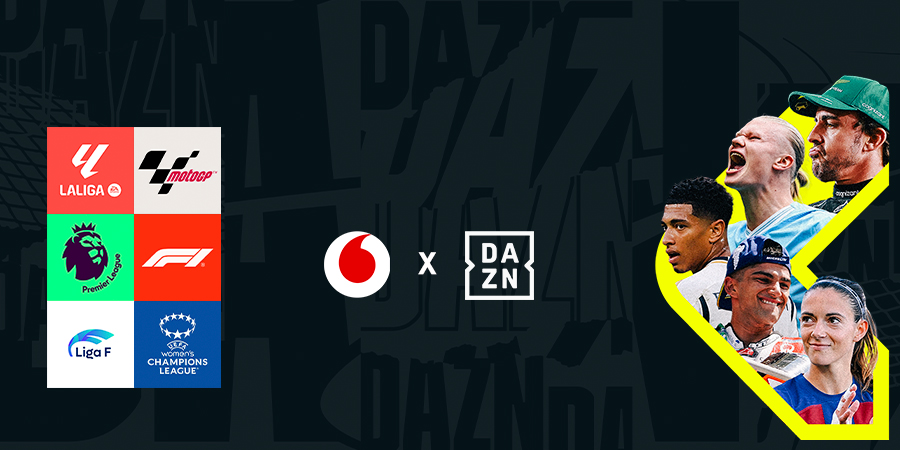 El fútbol regresa a Vodafone tras casi cinco años de ausencia tras un acuerdo con DAZN