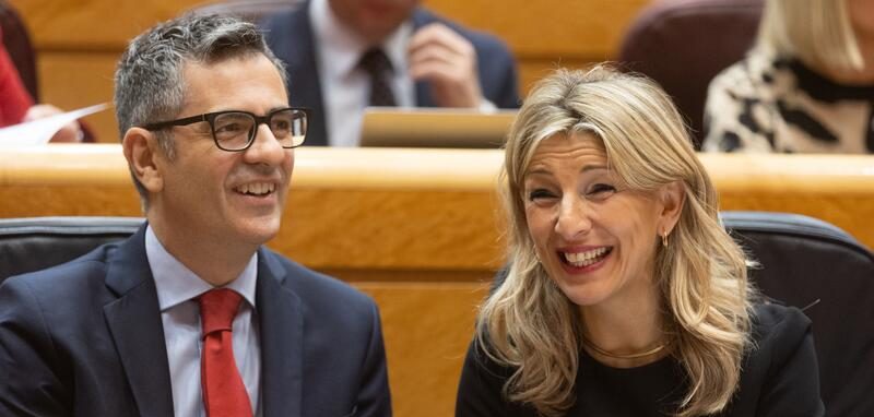 Díaz pide a Bolaños que no interfiera en la decisión europea sobre el coste del despido en España