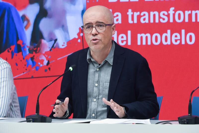 Sordo (CCOO) tilda de «buen dato» el crecimiento de la economía de 2023, pero pide corregir los «déficits»