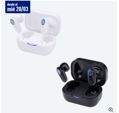 Auriculares de carga solar