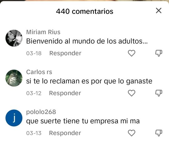 ¡Vaya sorpresa! TikToker descubre el IRPF y las redes estallan en carcajadas 1 Merca2.es Jadaay comentarios jpg Merca2.es