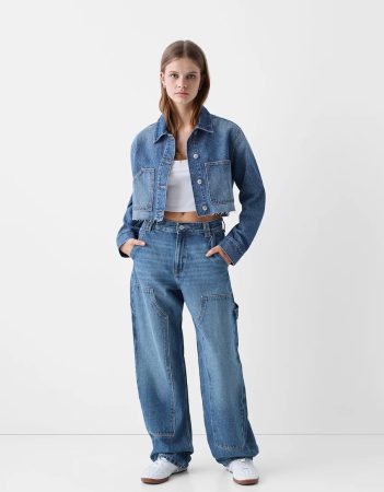 Jeans wide balloon carpenter