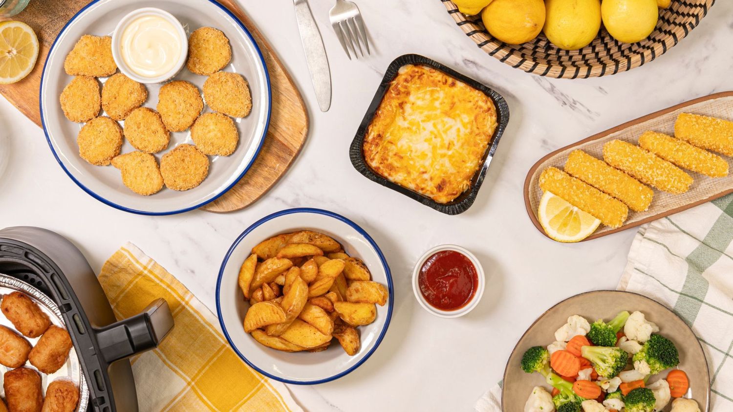 Mercadona tiene la gama de alimentos perfectos para cocinar en tu freidora de aire