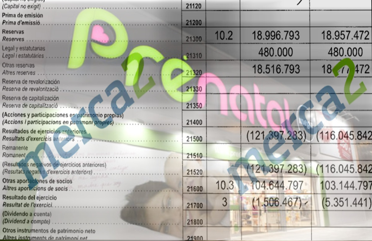 PréNatal registra unas pérdidas acumuladas de 121 millones hasta 2022