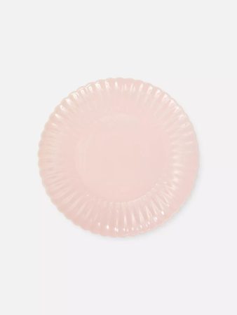 Plato llano con efecto festoneado