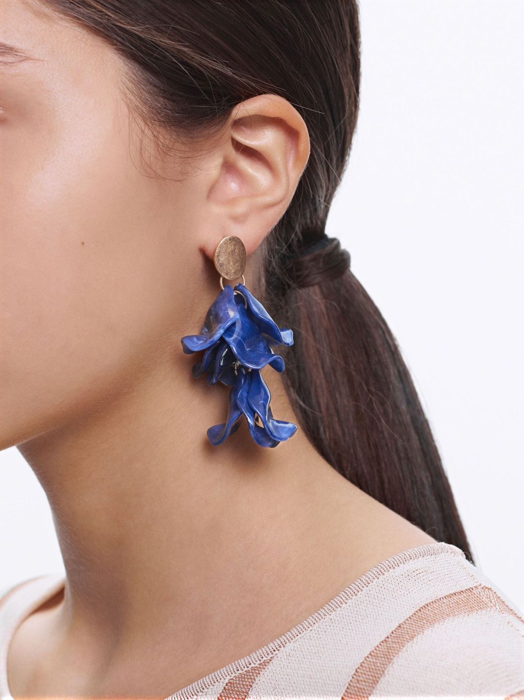 Resin Flower Earrings