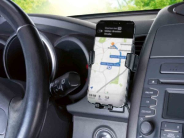 Soporte de smartphone para coche con función de carga QI®