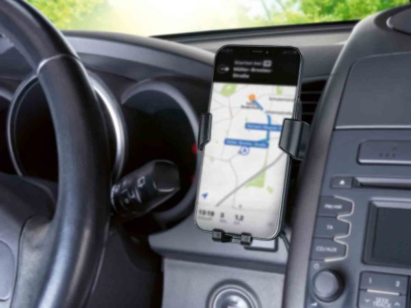 Soporte de smartphone para coche con función de carga QI®