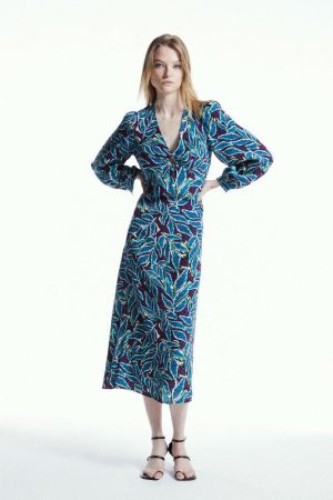 Vestido Jaquard Estampado