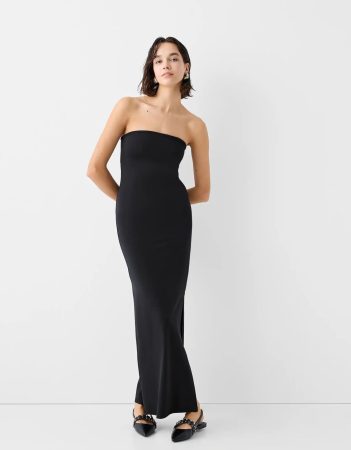 Vestido midi bandeau
