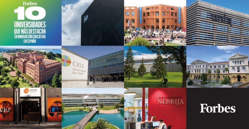 IE University, la Alfonso X el Sabio y la UNIR, en el ‘top 3’ de universidades privadas que más destacan en innovación, según Forbes