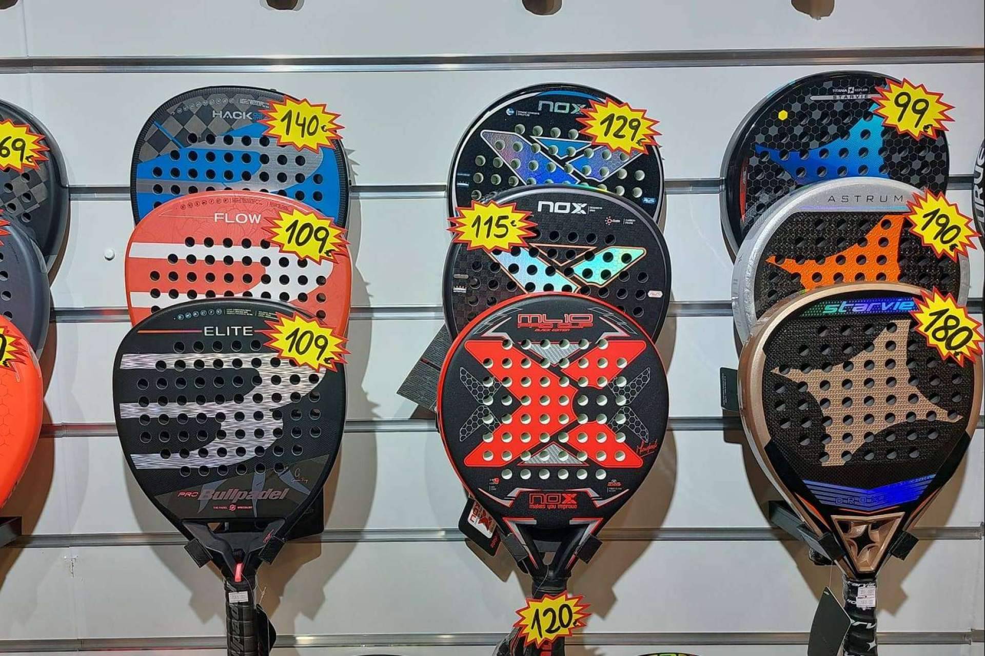 Encontrar las palas de pádel más adecuadas en la tienda Web de Padel