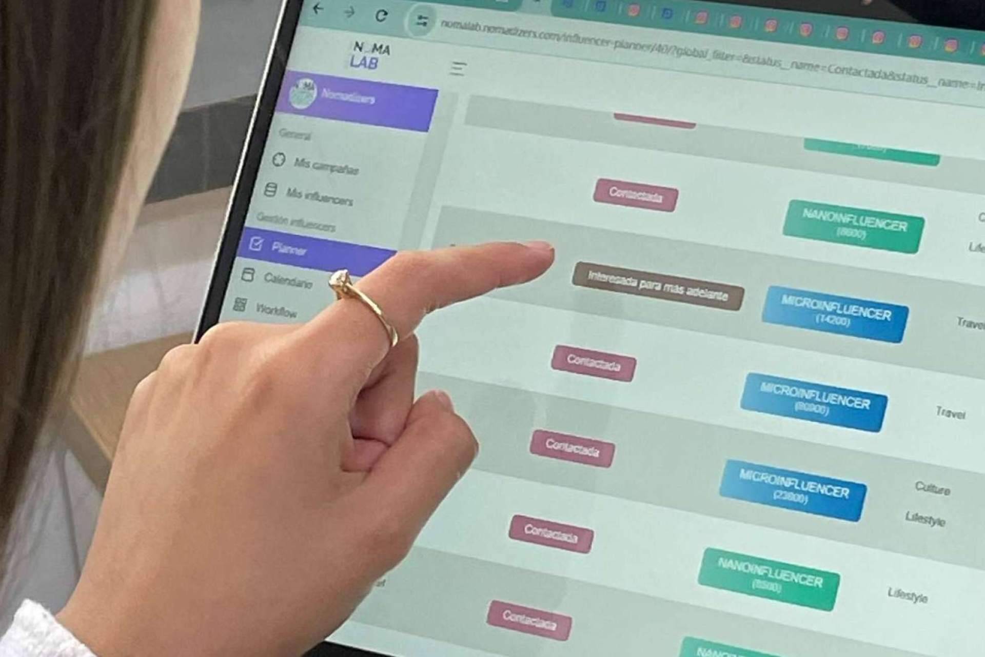 Una herramienta que escala la estrategia de influencer marketing de las marcas, NomaLab