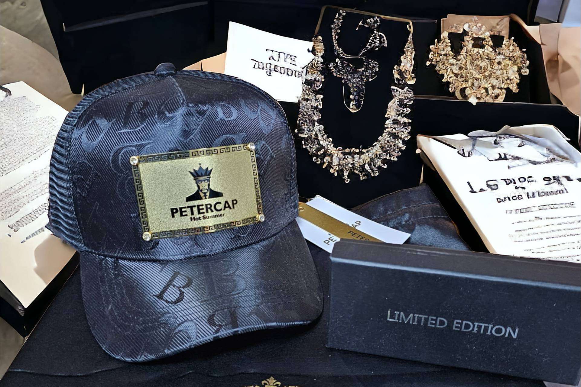Diseños únicos y de lujo con las gorras de la marca PETERCAP