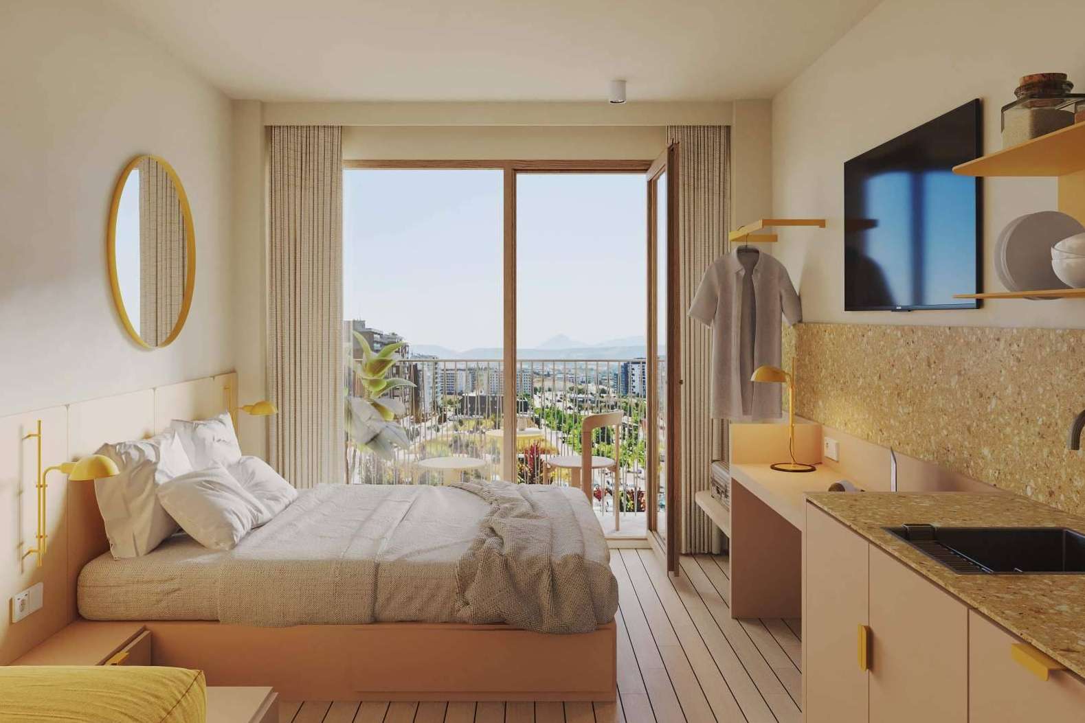 El nuevo complejo ‘flex living’, Kora Pamplona, en la capital navarra de Kora Living