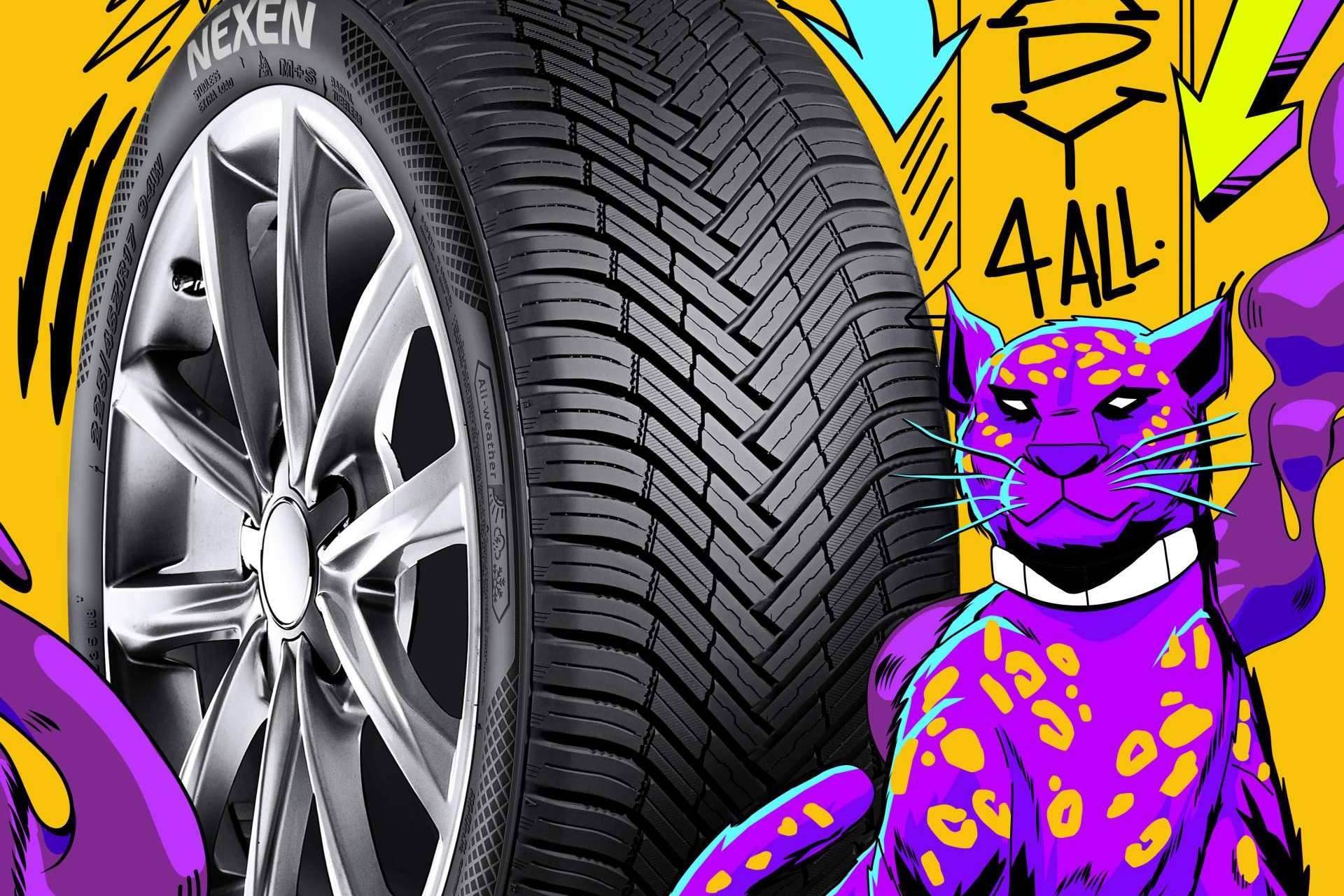 La marca de neumáticos de la red BlackTire, Nexen