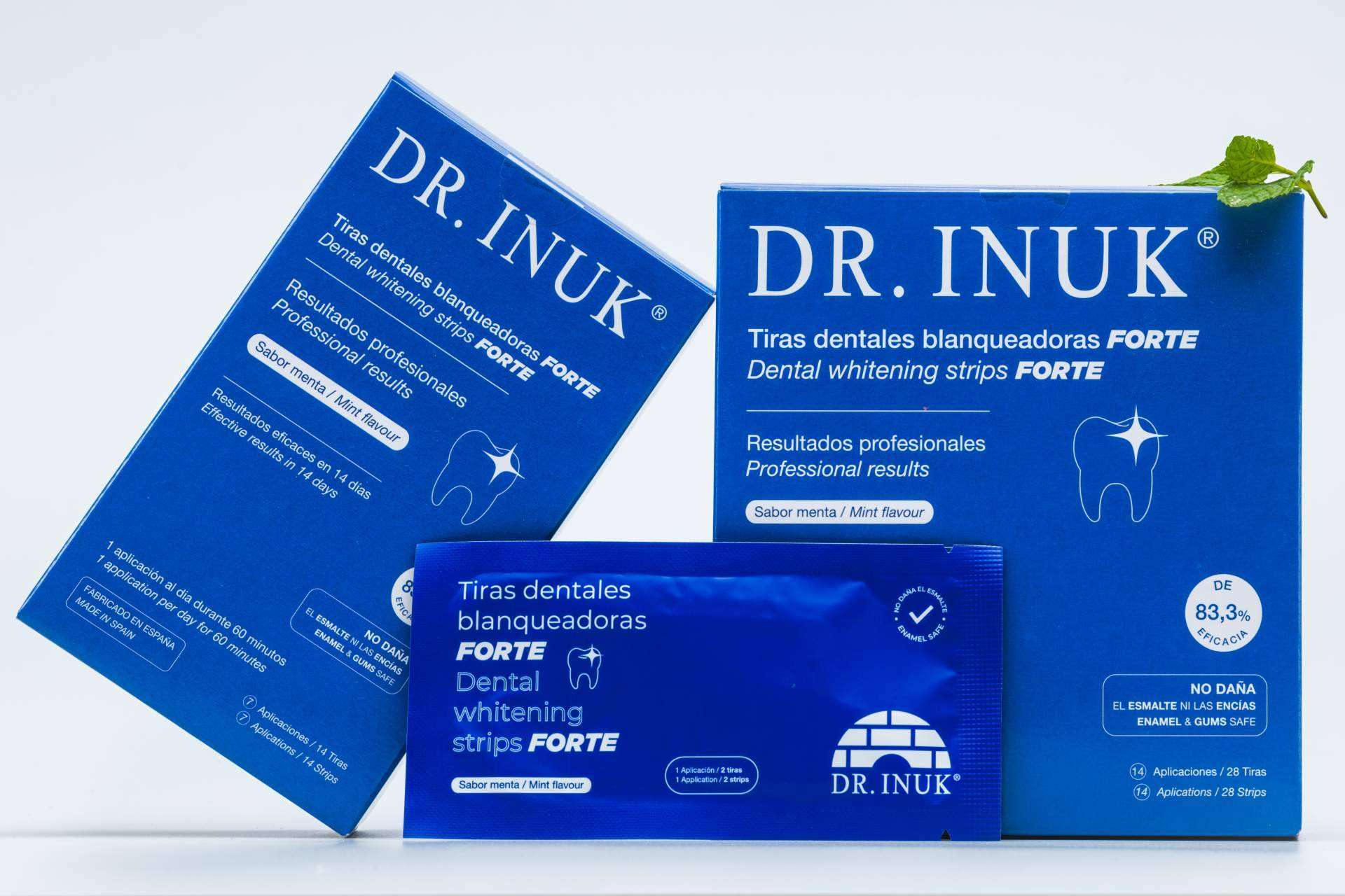 Las tiras blanqueadoras del Dr. INUK permiten realizarse un blanqueamiento dental desde casa