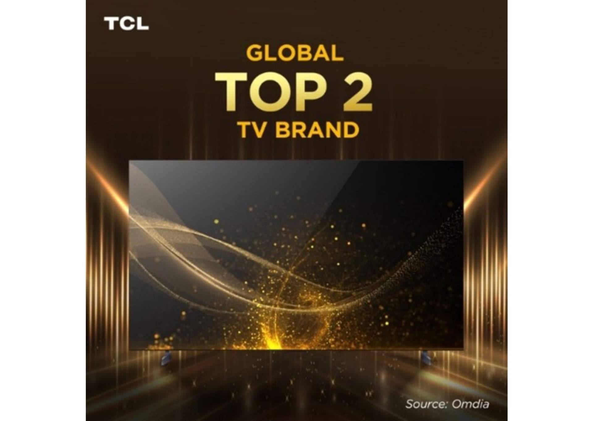 TCL, segunda marca mundial de televisores por segundo año consecutivo