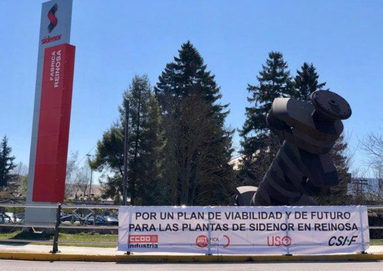 Sidenor informa a los sindicatos la puesta en marcha de un ERTE para las plantas de Azkoitia y Reinosa