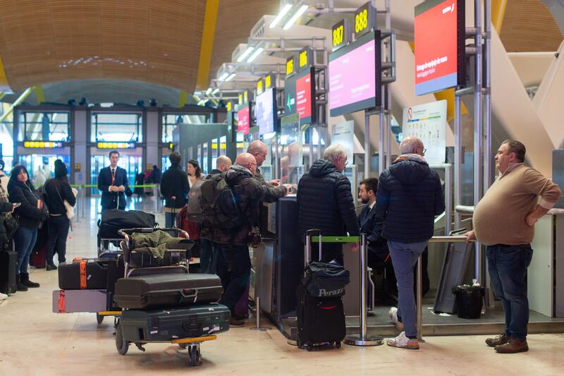 Aena cierra el primer trimestre con 60,7 millones de pasajeros, un 13,2% más