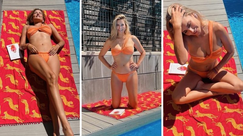 Alba Carrillo y su bikini naranja ideal para el verano 