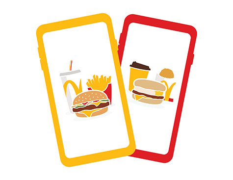 Aplicación móvil McDonald's.