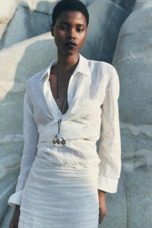 CAMISA OVERSIZE LINO ZW COLLECTION