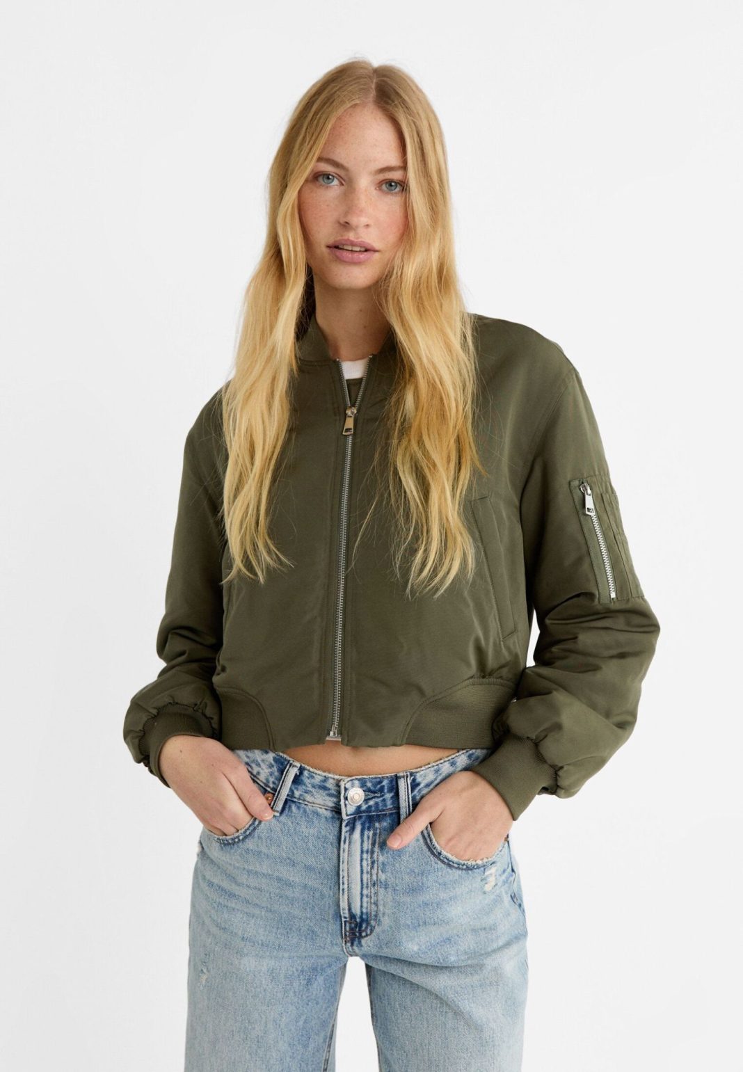 CAZADORA BOMBER ACOLCHADA DE STRADIVARIUS