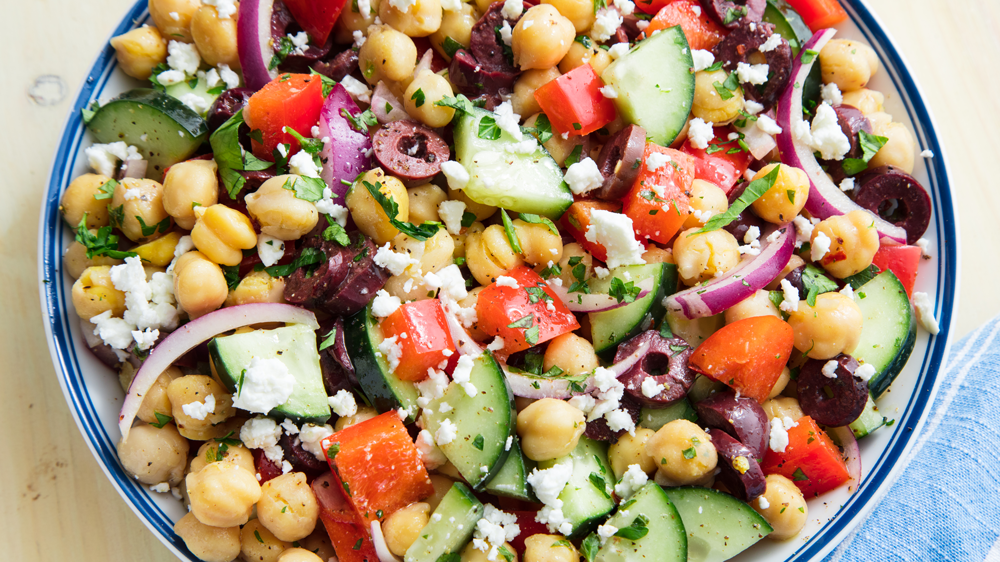 ENSALADA MEDITERRÁNEA DE GARBANZOS