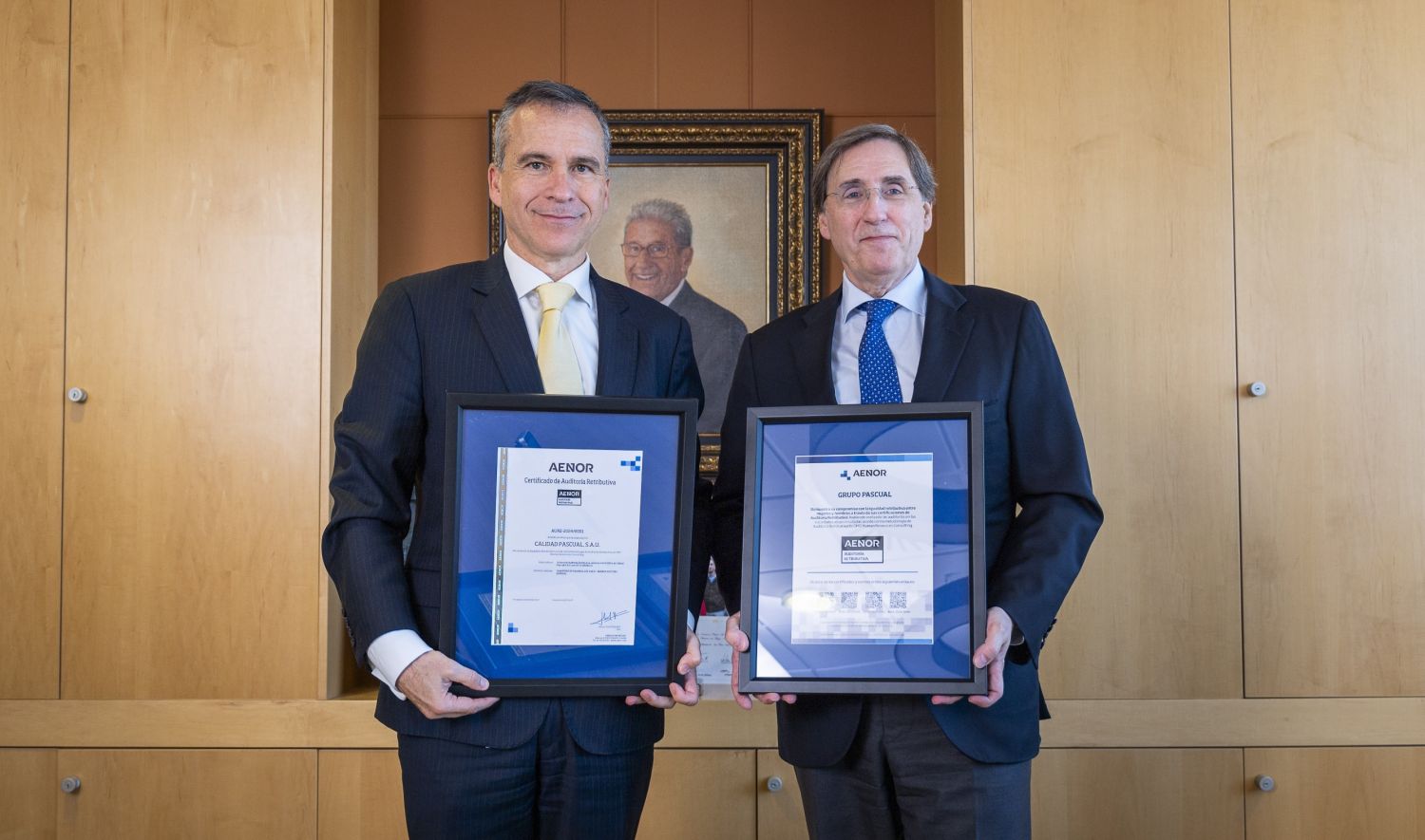 Pascual, la primera compañía certificada por Aenor en auditoría retributiva