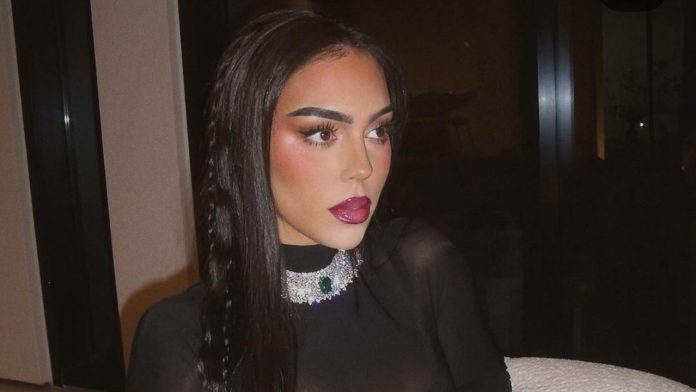 Georgina Rodríguez y su vestido transparente que no esconde nada conquistan Instagram