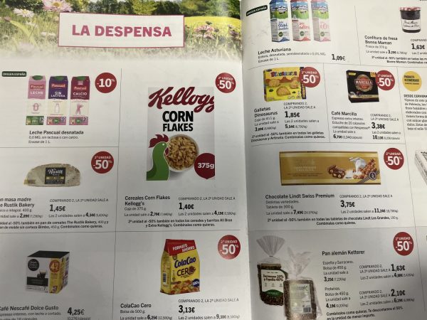 El catálogo en físico que pueden conseguir los clientes tanto en los supermercadoos como online para saber las ofertas y promociones del supermercado madrileño.