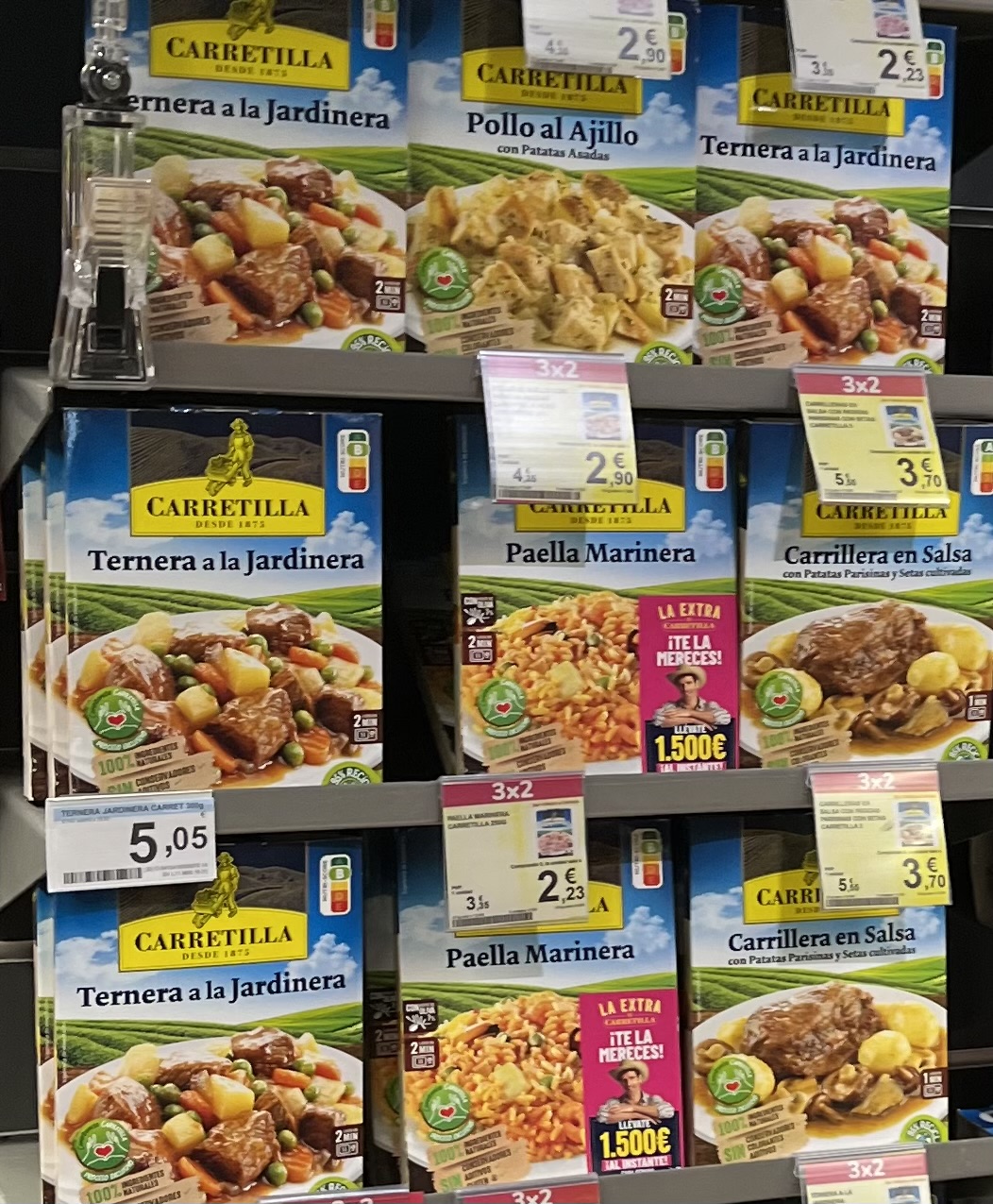 Carretilla impulsa la comida preparada y crece con las promociones
