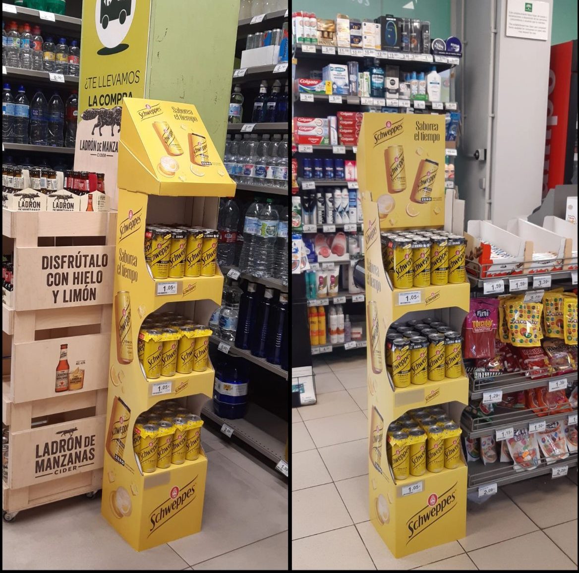 Schweppes y PepsiCo apuestan por los expositores independientes en Carrefour, Dia y Eroski