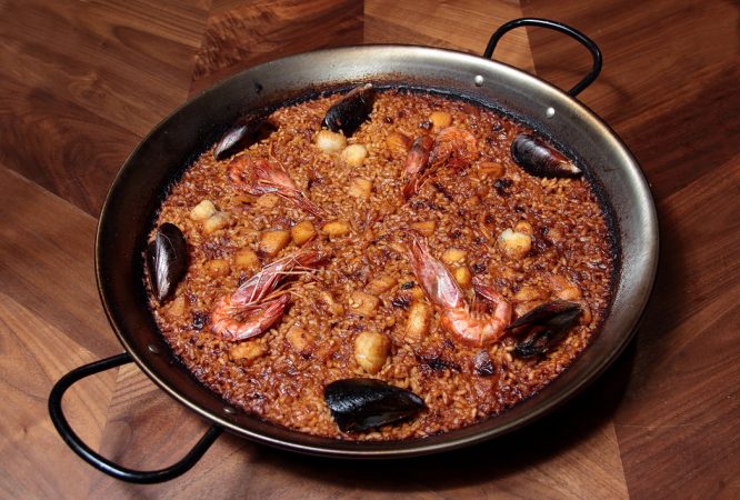 ¿Qué ingredientes tenía la paella holandesa?