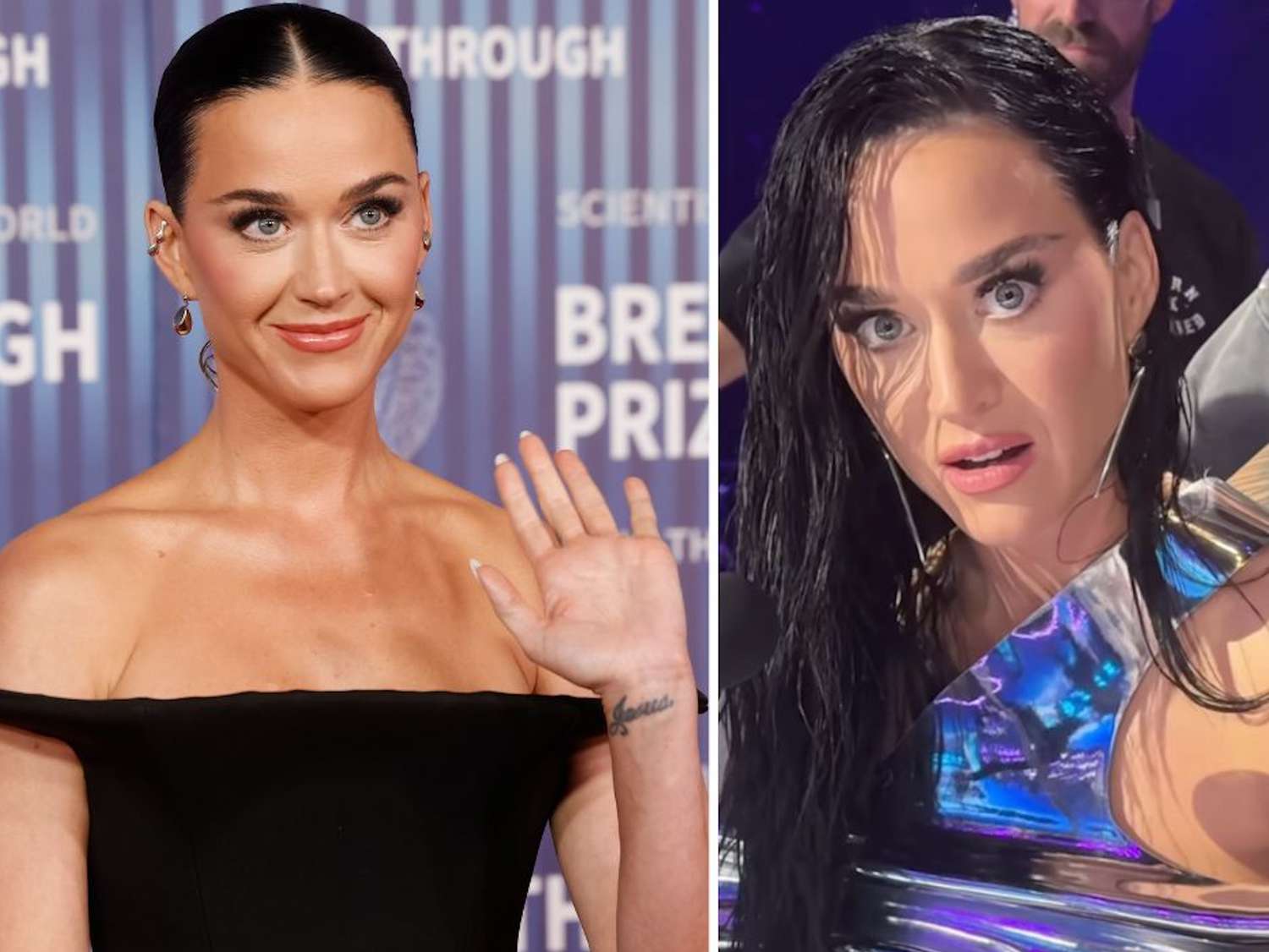 Katy Perry sufre un percance con su top en pleno directo de American Idol