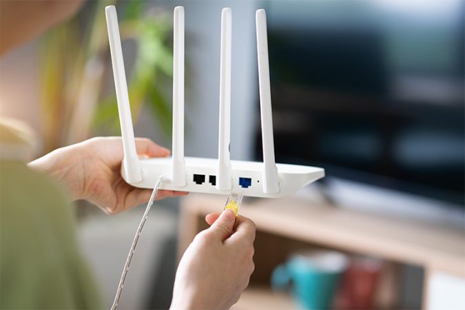 Router en una casa