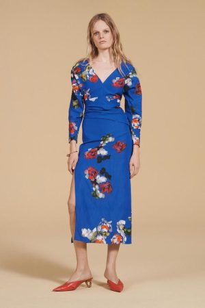 VESTIDO DRAPEADO ESTAMPADO LIMITED EDITION