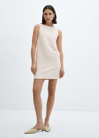 Vestido corto textura