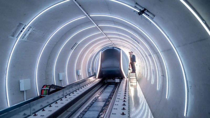 ¿Dónde se está probando el Hyperloop?