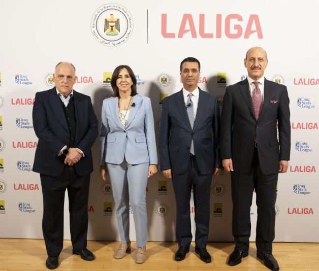 LALIGA valora positivamente el «éxito» de su proyecto para impulsar el fútbol profesional en Iraq