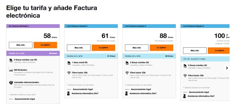 Orange les hace las facturas a los autónomos