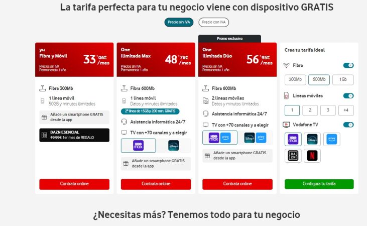 Movistar, MasOrange y Vodafone ponen el foco en los autónomos y pymes