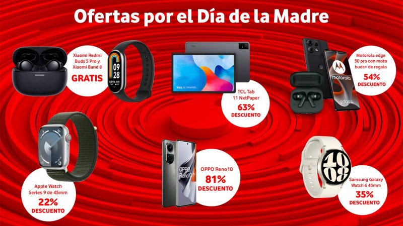 Vodafone y LG convierten el Día de la Madre en una jornada tecnológica