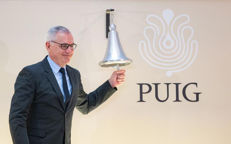 Puig debuta en plano en Bolsa, después de llegar a subir un 8%